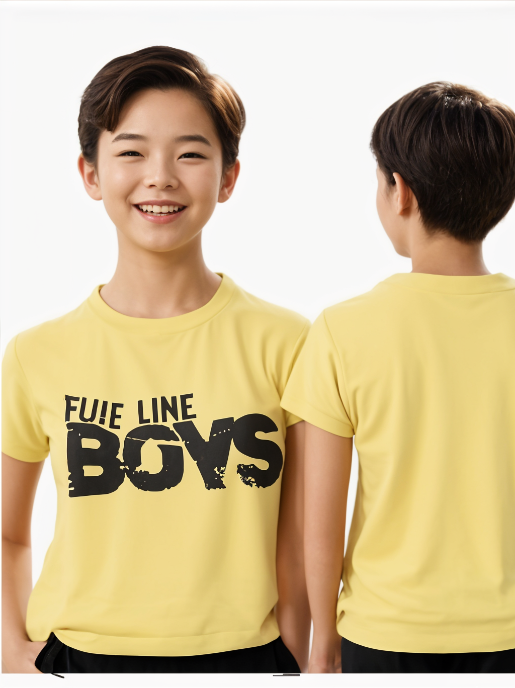 ₹99 Boys’ Outfit | Printed T-Shirt and Comfy Black Shorts Set