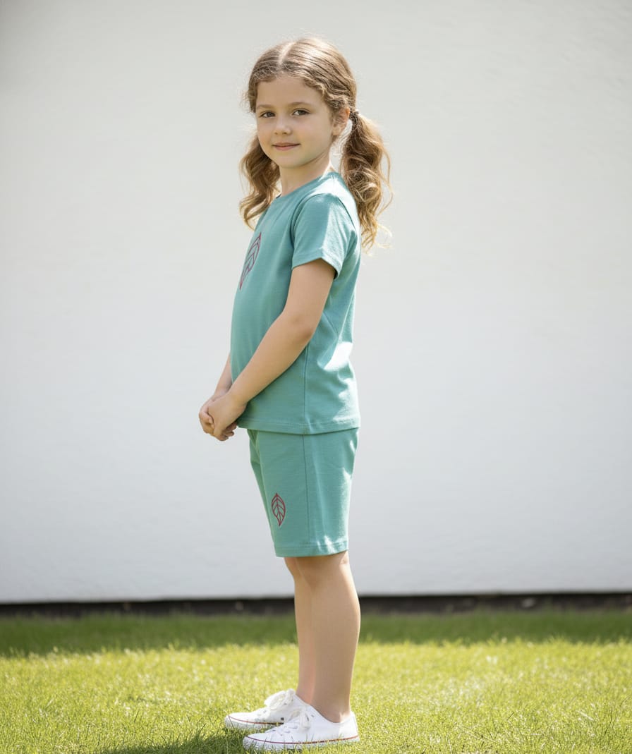 Reliance Green Cotton Code Set – Girls 1–6 Years