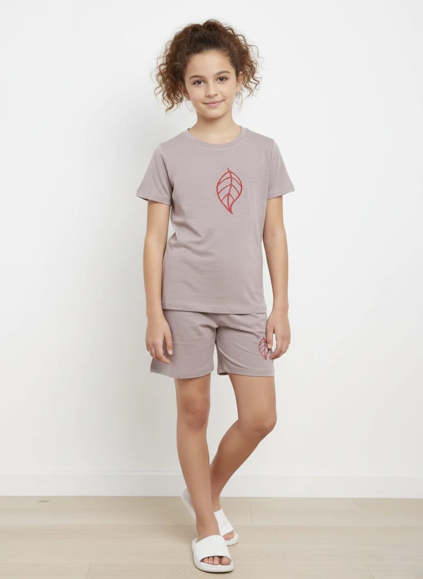 Lavender Cotton Code Set – Girls 1–6 Years