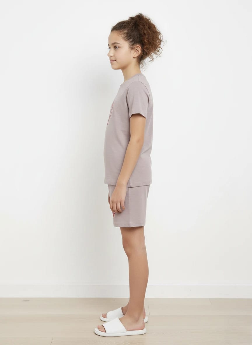 Lavender Cotton Code Set – Girls 1–6 Years