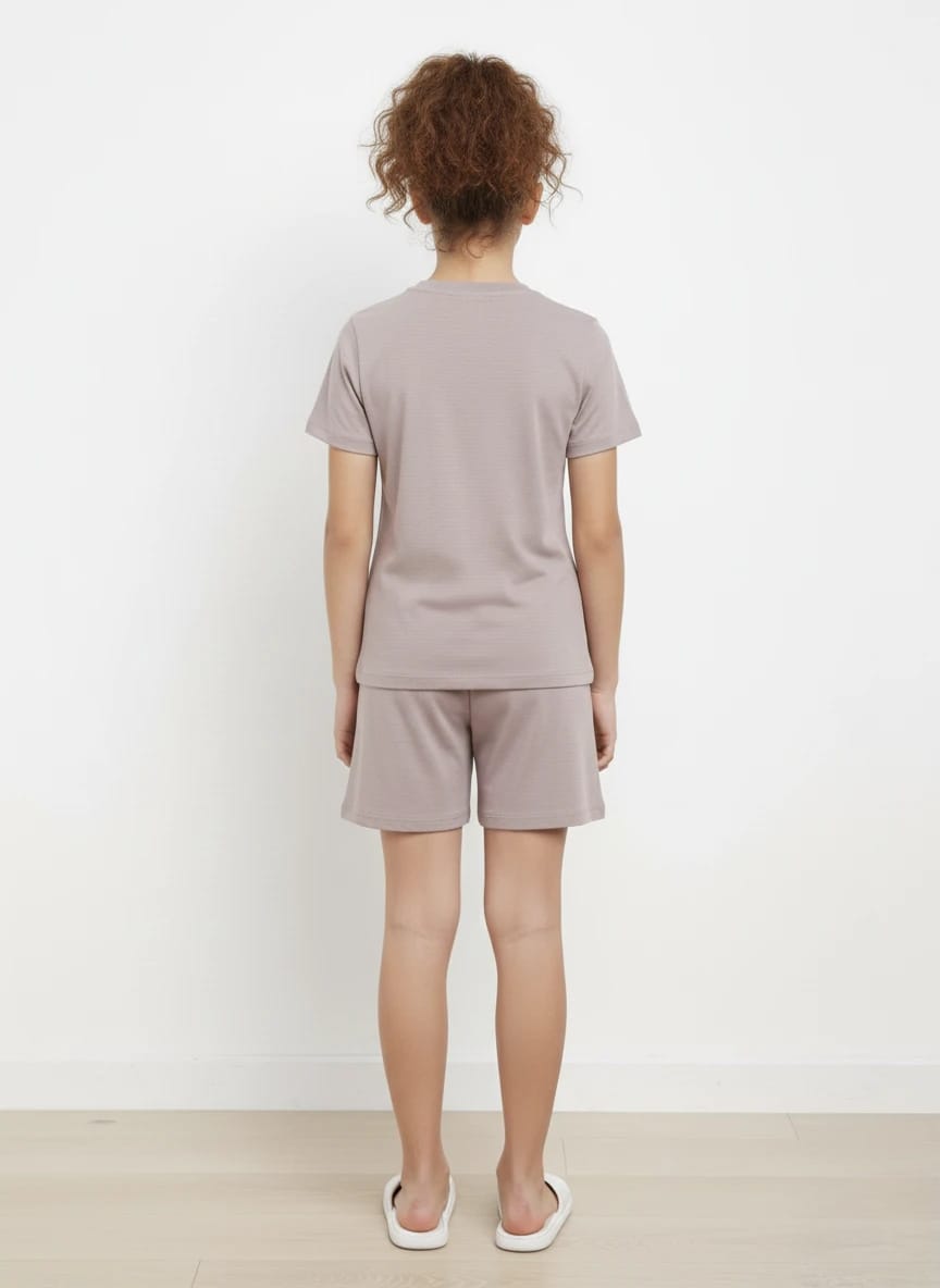 Lavender Cotton Code Set – Girls 1–6 Years